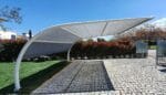 Carport metalic cu structura robusta – vedere de ansamblu